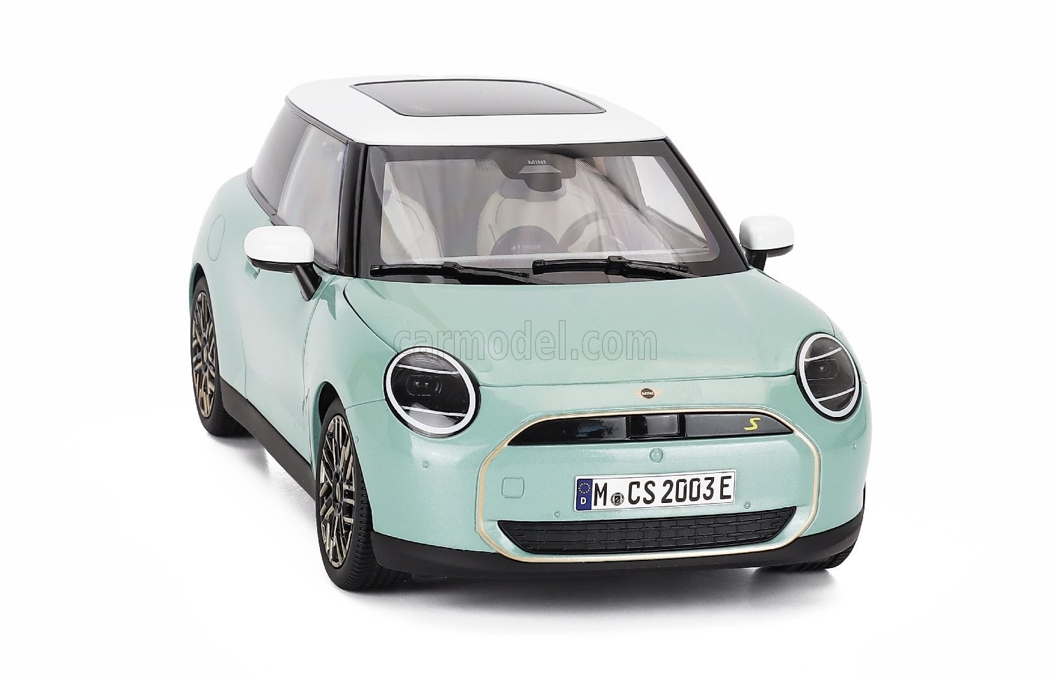 Truescale 1/18 Mini Cooper SE 2023 Ocean Wave Green 80435B5CFC2