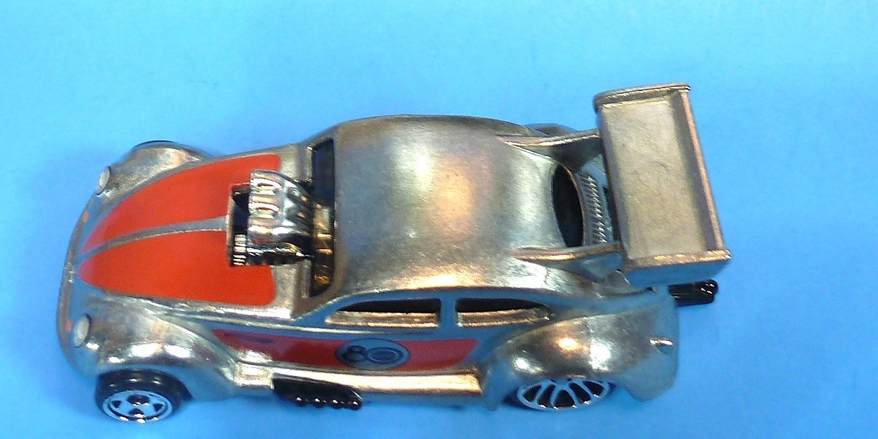 HOT WHEELS ZAMAC VW DRAG BEETLE 80TH ANNIVERSARY REPLAY THE CLASSIS 1/64