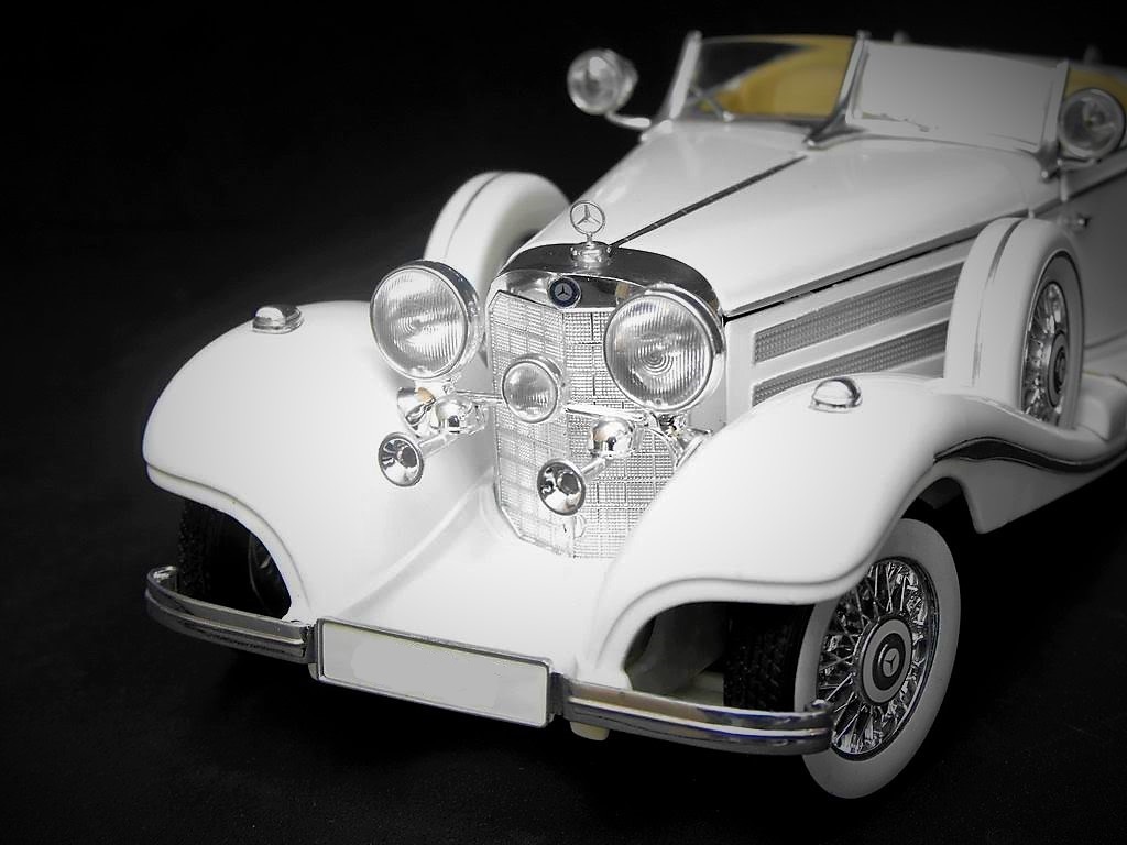 Mercedes Benz Classic Car Chopped Vintage Concept1:18Custom Built24Metal Body12