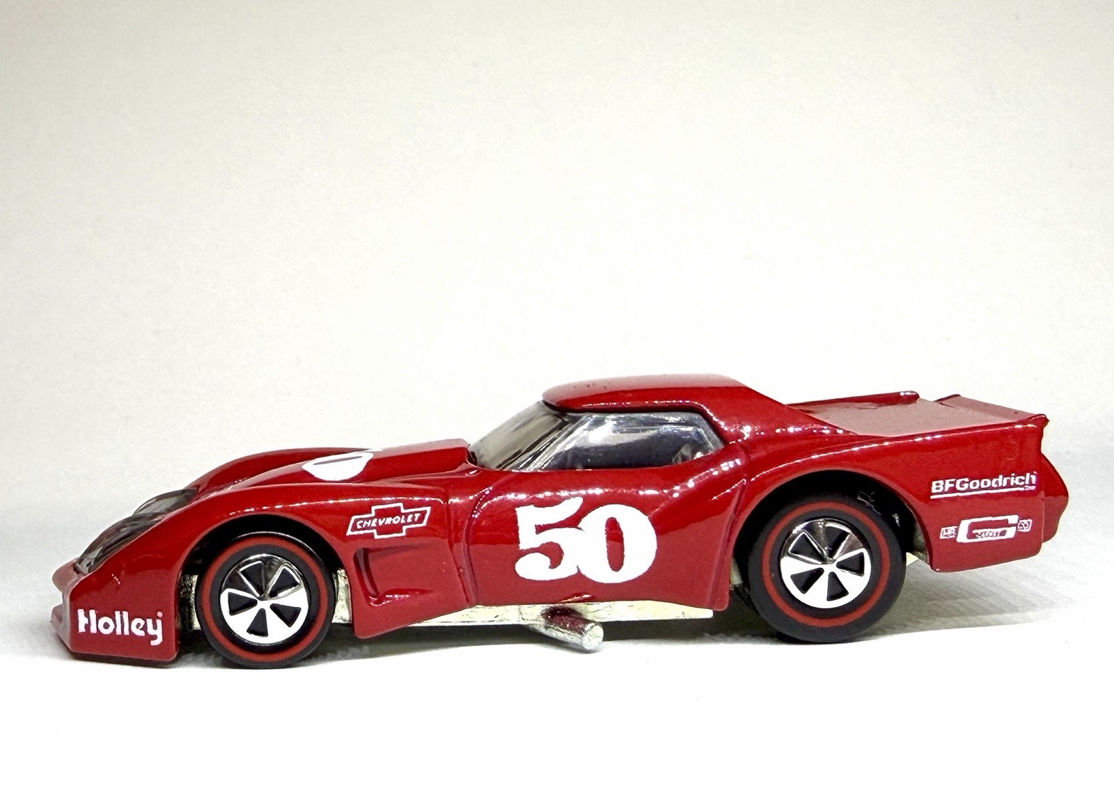 🔥 Hot Wheels CUSTOM MADE Redline Racing ’76 Greenwood Red Corvette