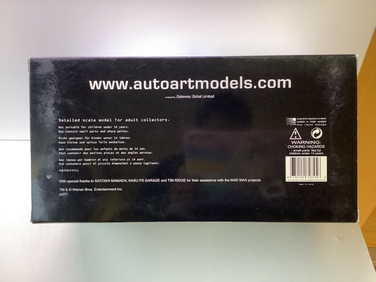 Mad Max 2 Diecast Car 1/18 The Road Warrior Interceptor AUTOart Millennium USED