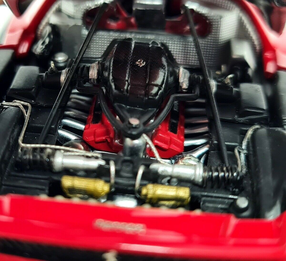 Kyosho 1/43 – Ferrari Enzo Rosso Corsa Red 2002 Opening Parts Diecast Model Car