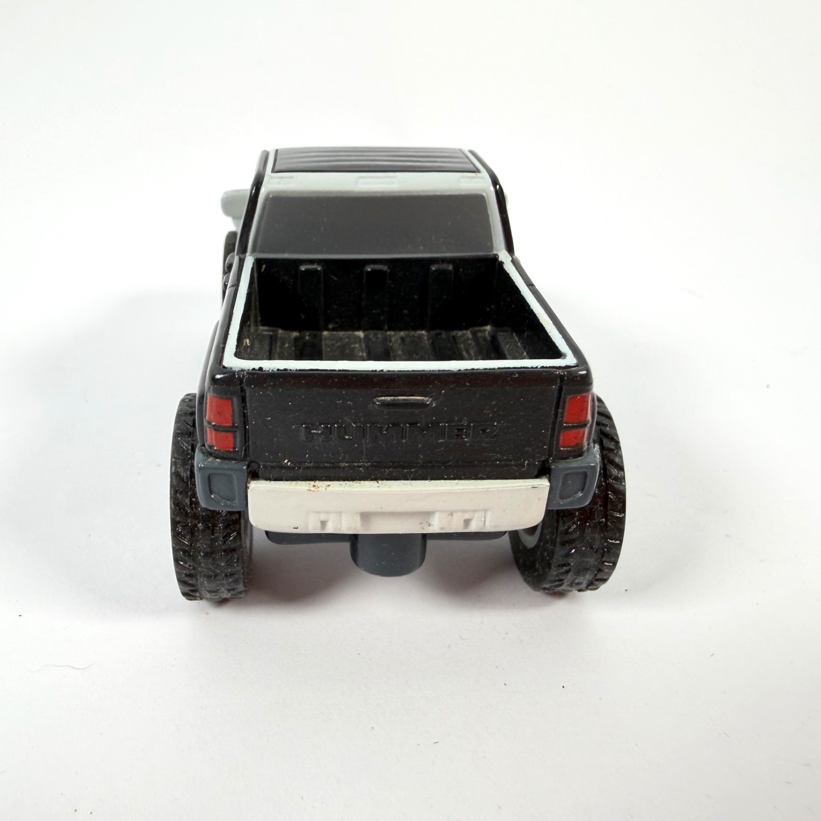 McDonald’s Vtg Hummer H3T Pickup Truck Model Car Black White Happy Meal 3.5″