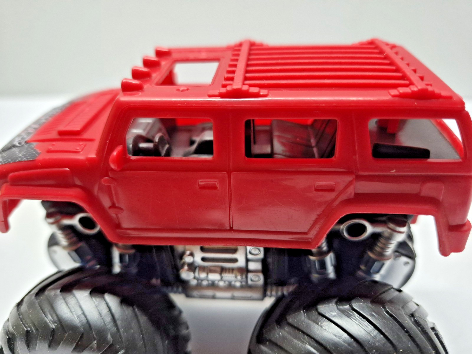 Kid Connection Red Hummer Monster Truck With Blue Rims Friction-Powered