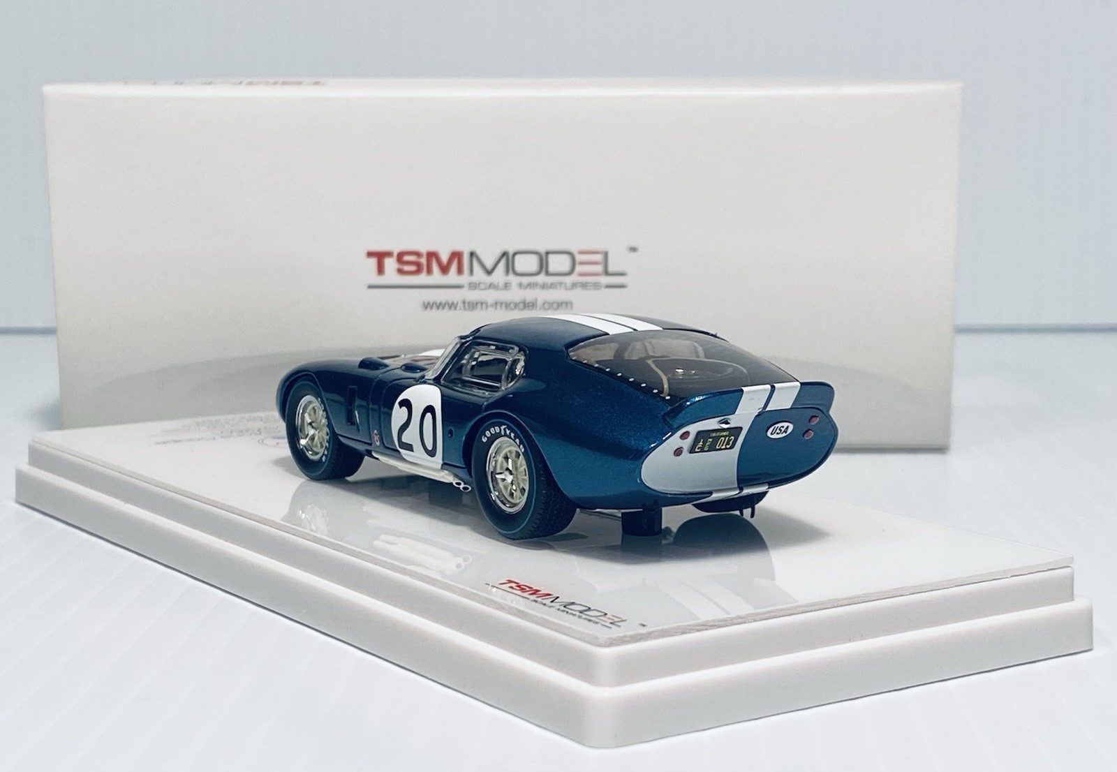 Rare TSM 1965 Shelby Daytona Coupe #20 500KM Spa 1 Alan Mann Racing B. Bondurant
