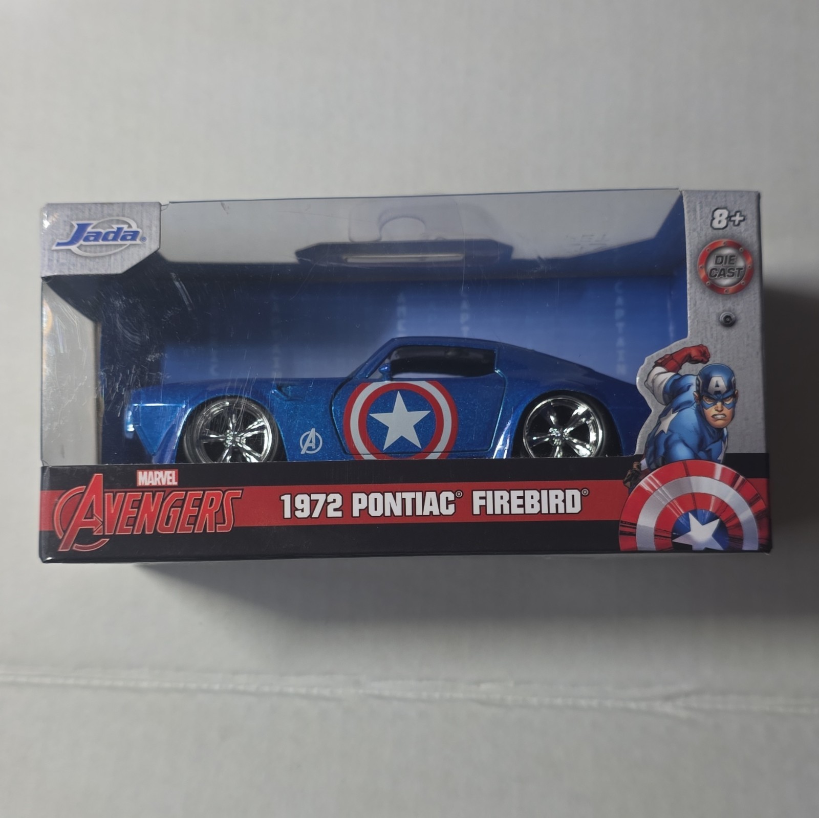 Jada: Avengers- Captain America 1972 Pontiac Firebird 1:32 Scale Brand New