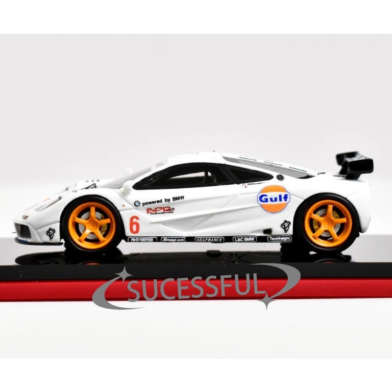 Scalemini 1:64 Gulf F1 GTR Supercar Resin Diecast Model,Racing Collectible Gift