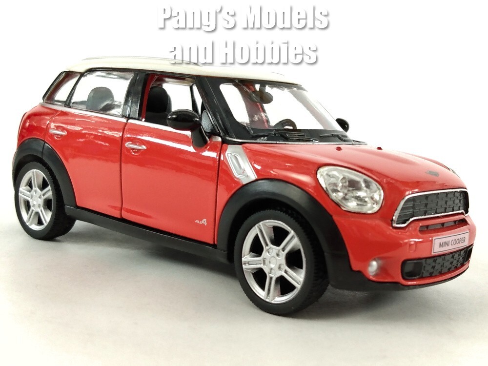 5 Inch Mini Cooper Countryman S 1/34 Scale Diecast Model by Unifortune – RED