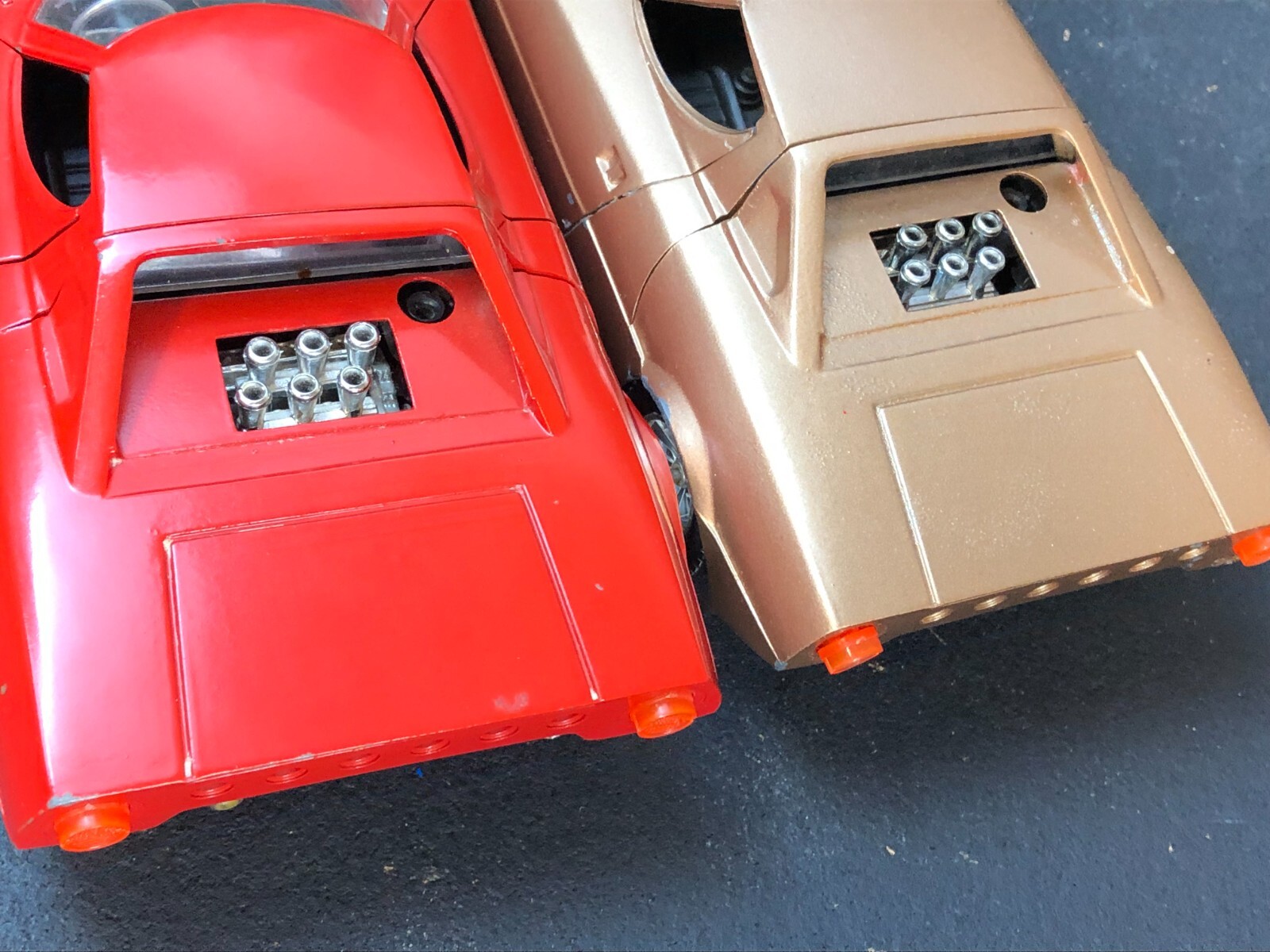 2 – Imperfect MARTOYS ITALY 1:24 Diecast RED/COPPER LANCIA STRATOS #0108 No Box