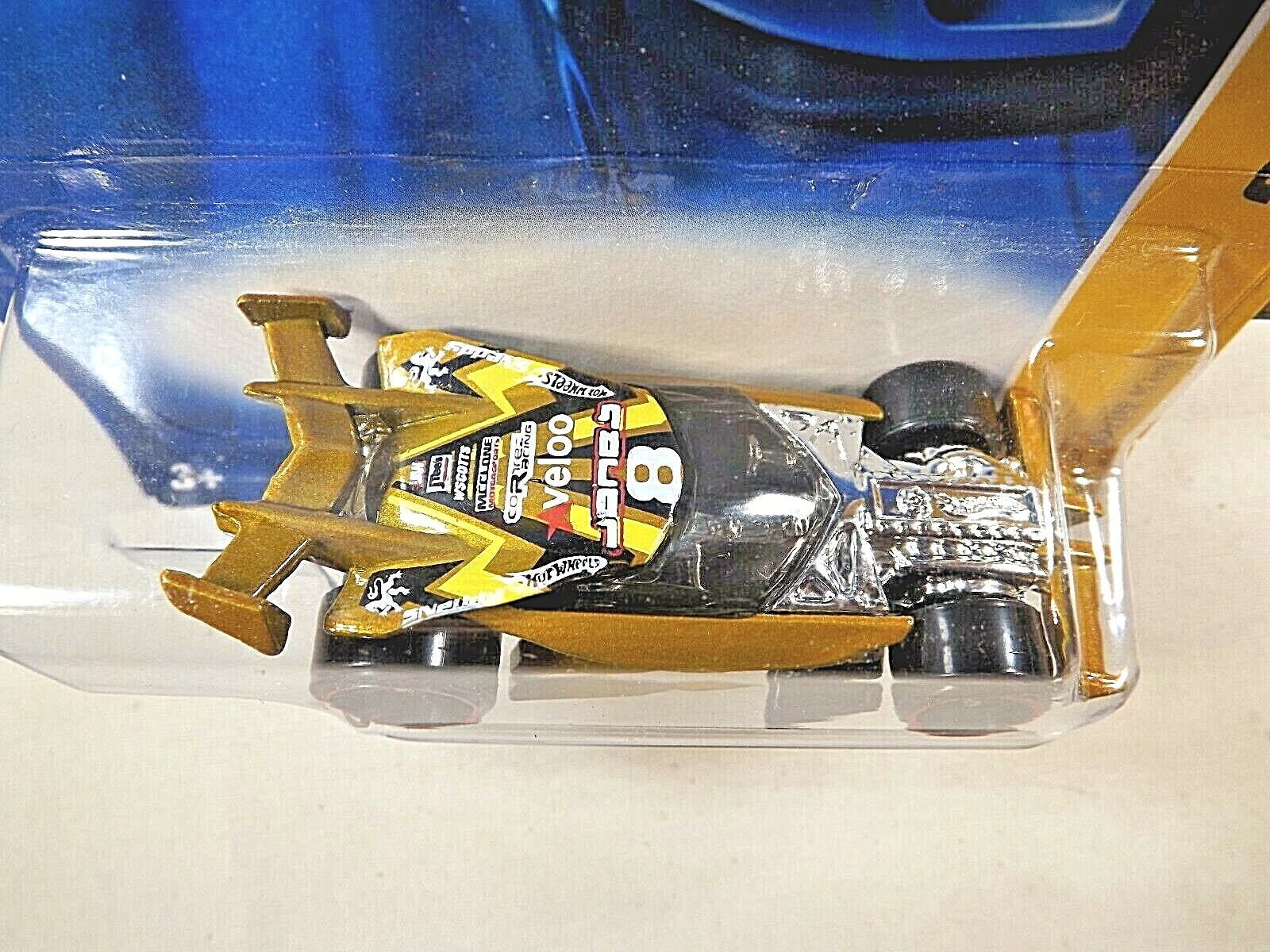 2007 Hot Wheels #28 New Models 28/36 DRIFT KING Gold Variation w/Black OH5 Spoke