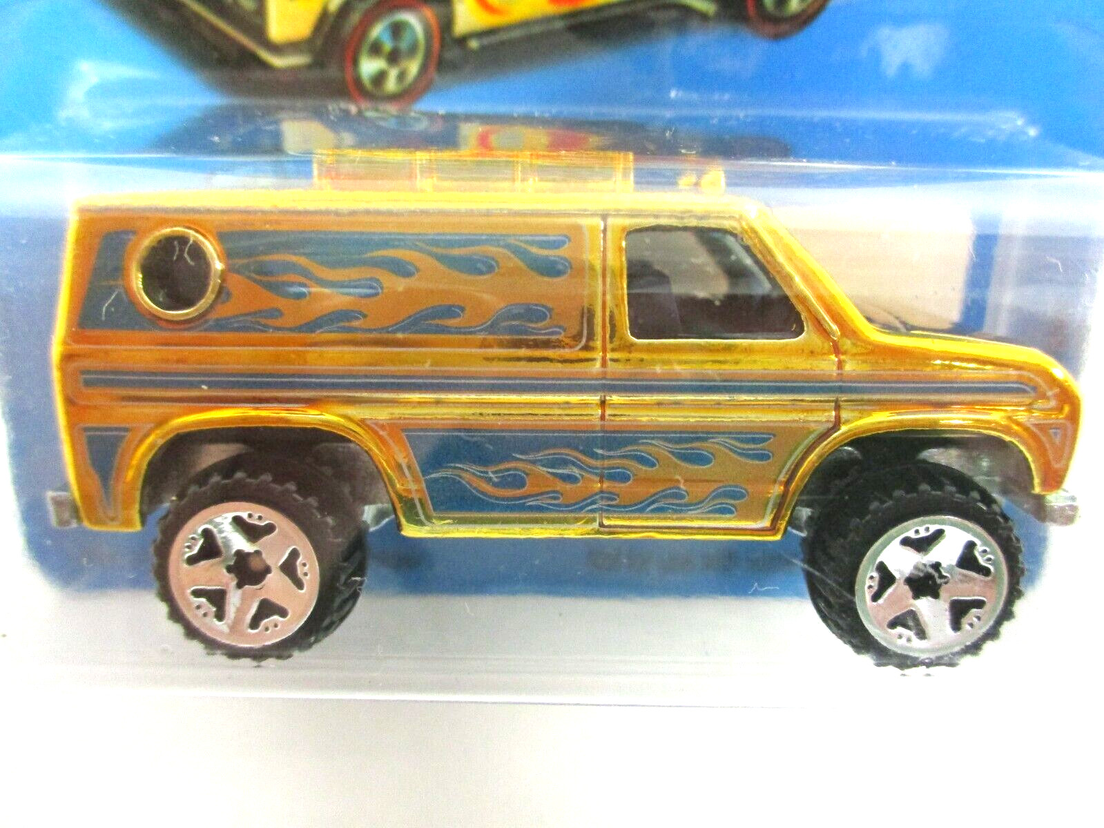 HOT WHEELS – SUPER CHROMES – BAJA BREAKER LIFTED 4X4 FORD VAN (GOLD) – 1/64
