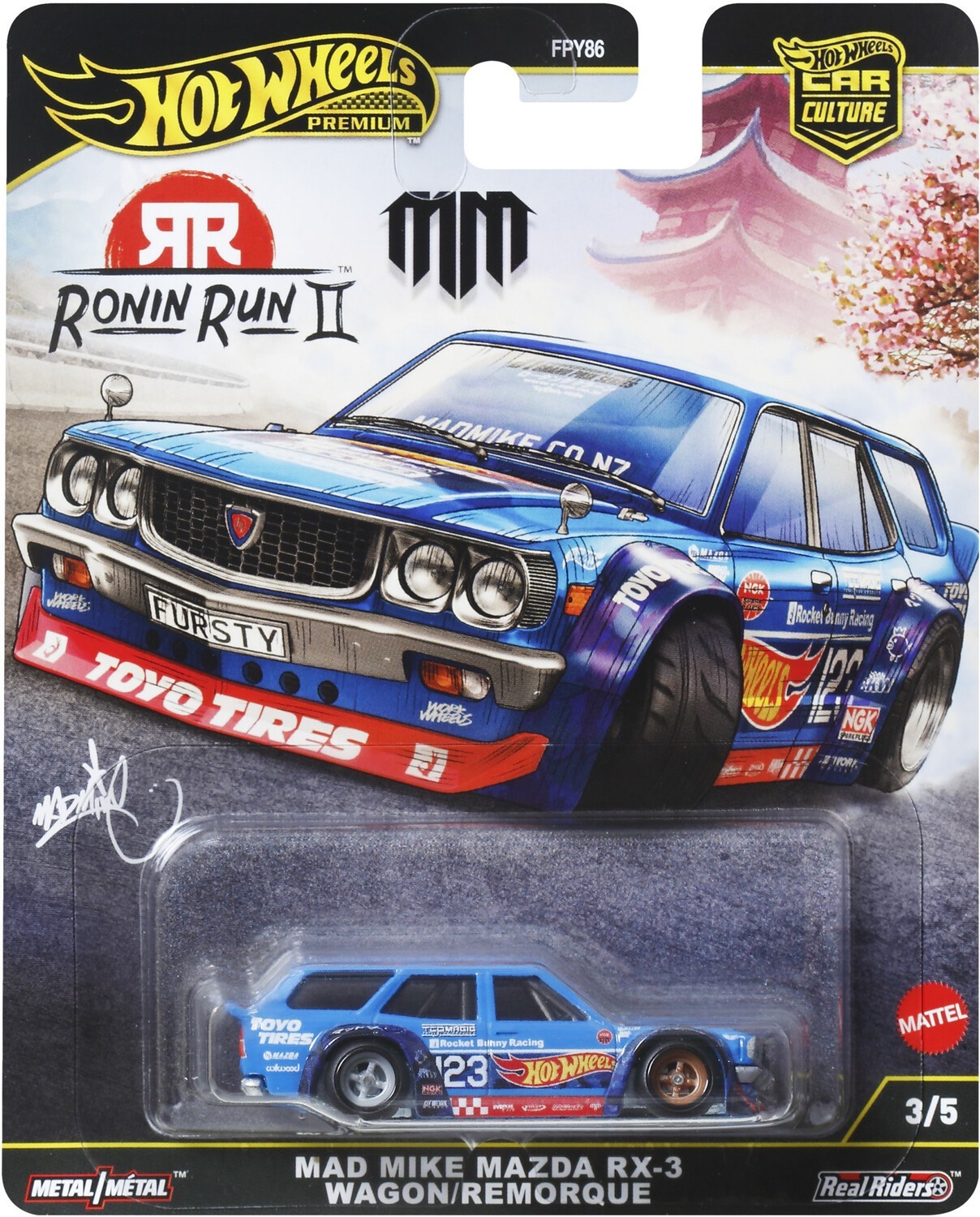 Hot Wheels Premium Car Culture 2025 Ronin Run II FPY86-961M Set of 5 In Stock
