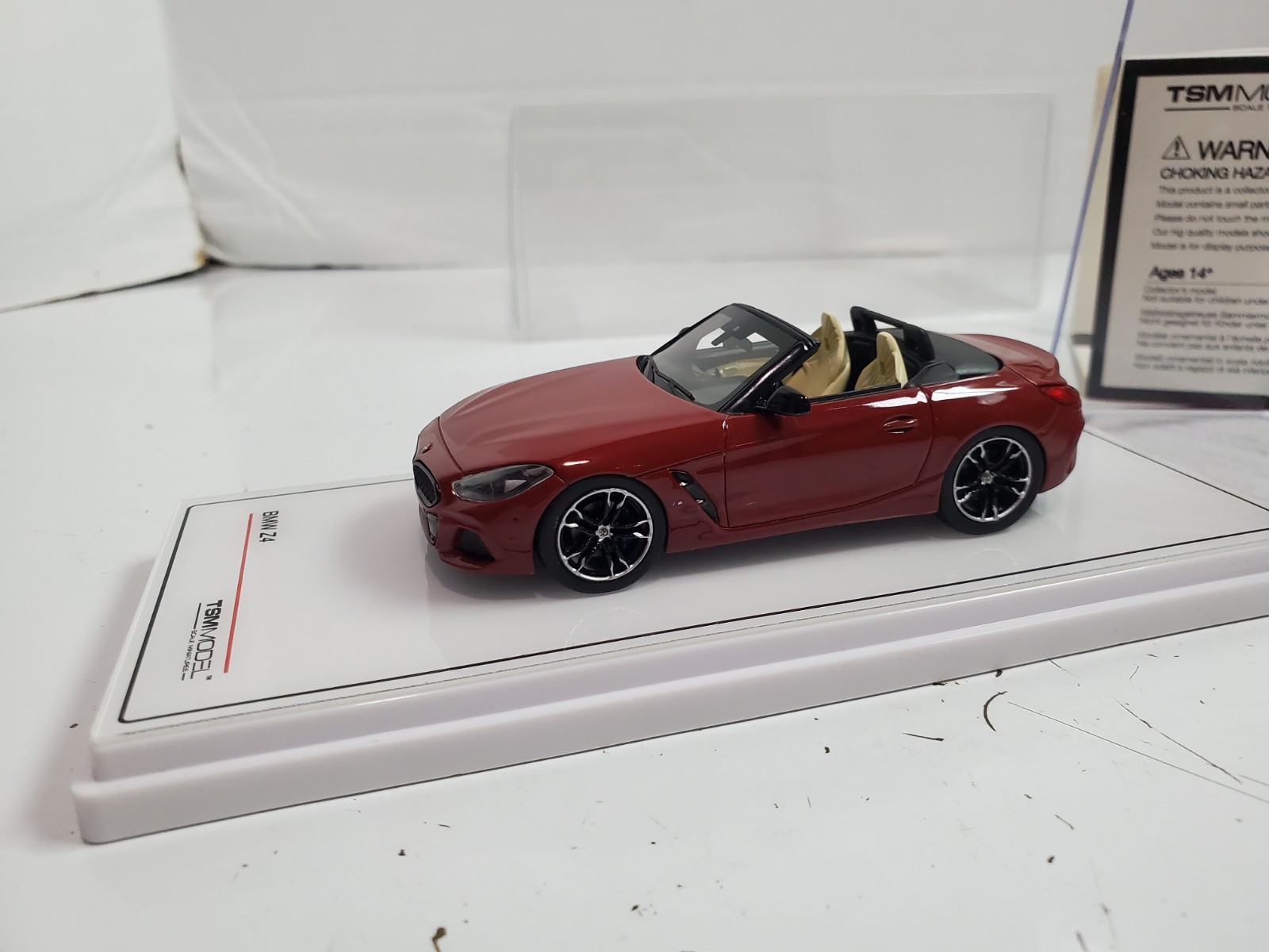 TSM Model 1:43 BMW Z4 RED – Open Box – Damaged Case