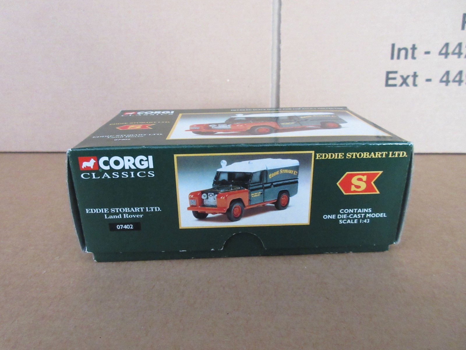 CORGI 1:43 LAND ROVER – EDDIE STOBART LIMITED 07402 EDDIE STOBART COLLECTABLES