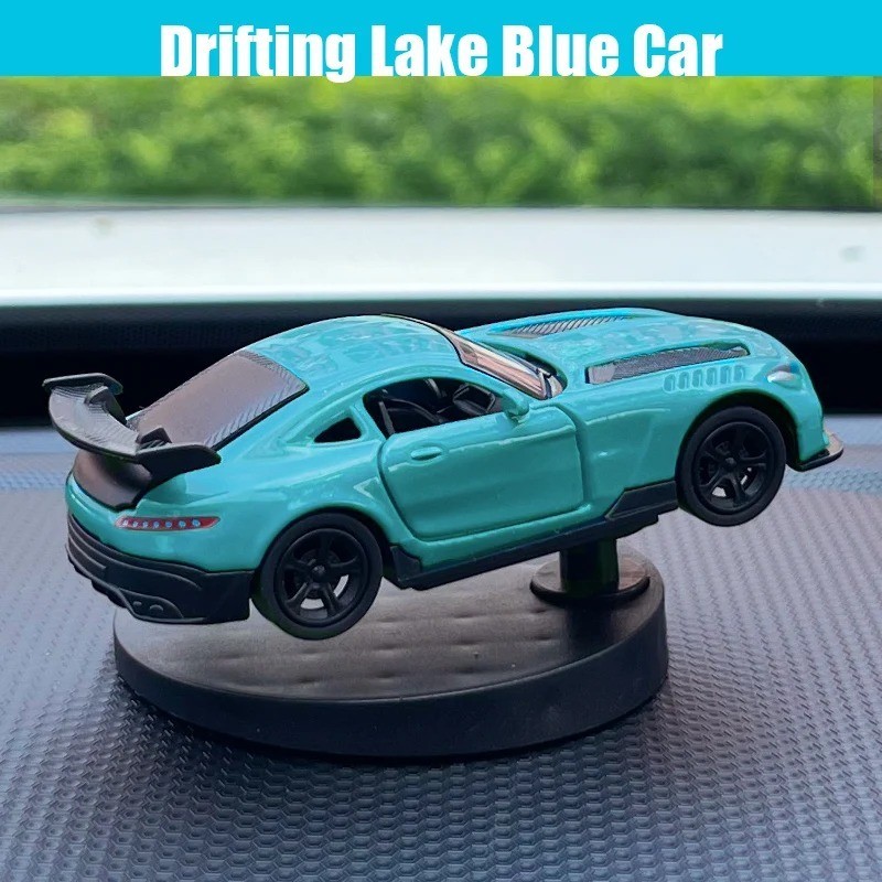 Drift Race Car Dashboard Ornament Swinging Sports Car Interior Decor