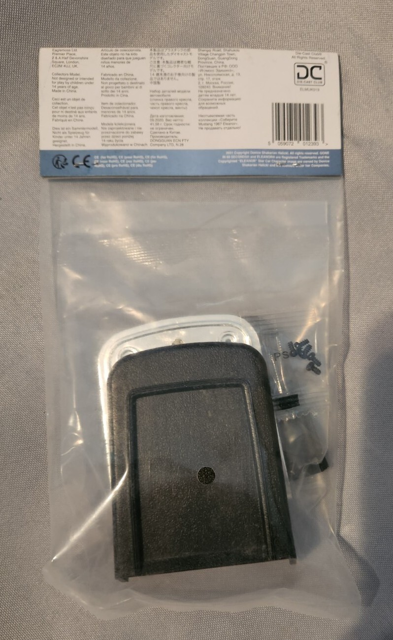 Eaglemoss ELEANOR Gone in Sixty Seconds Build Up Kit #19