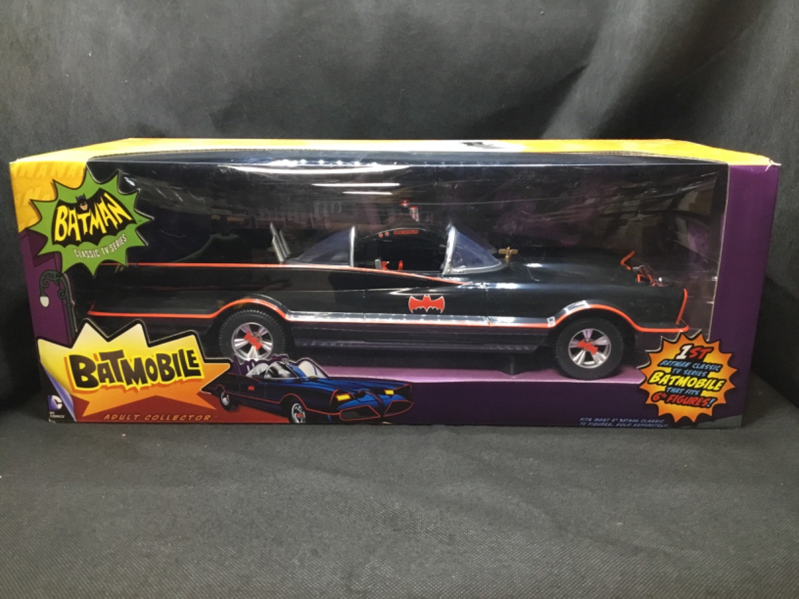 Batman Classic TV Series 1966 Batmobile 17in Die-Cast Model Car [Mattel 2013]