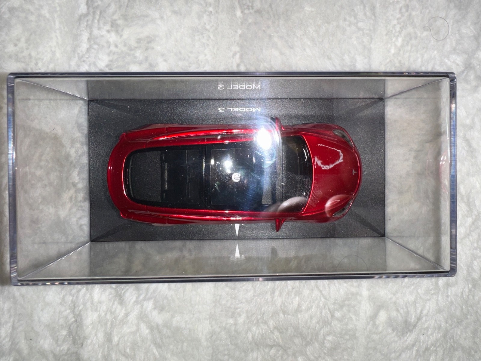 Tesla Model 3 Diecast 1:43 Scale Model Car – Red. New In Box