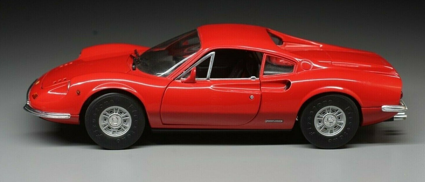 Ferrari Race Car Racing1:24Le Mans12Racer18Custom Built Metal Body Model RARE