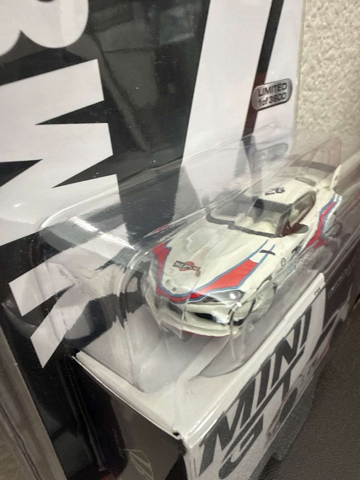 TOYOTA GR SUPRA MARTINI RACING CHASE LBWK LB WORKS MIJO TSM MODEL MINI GT CHASE