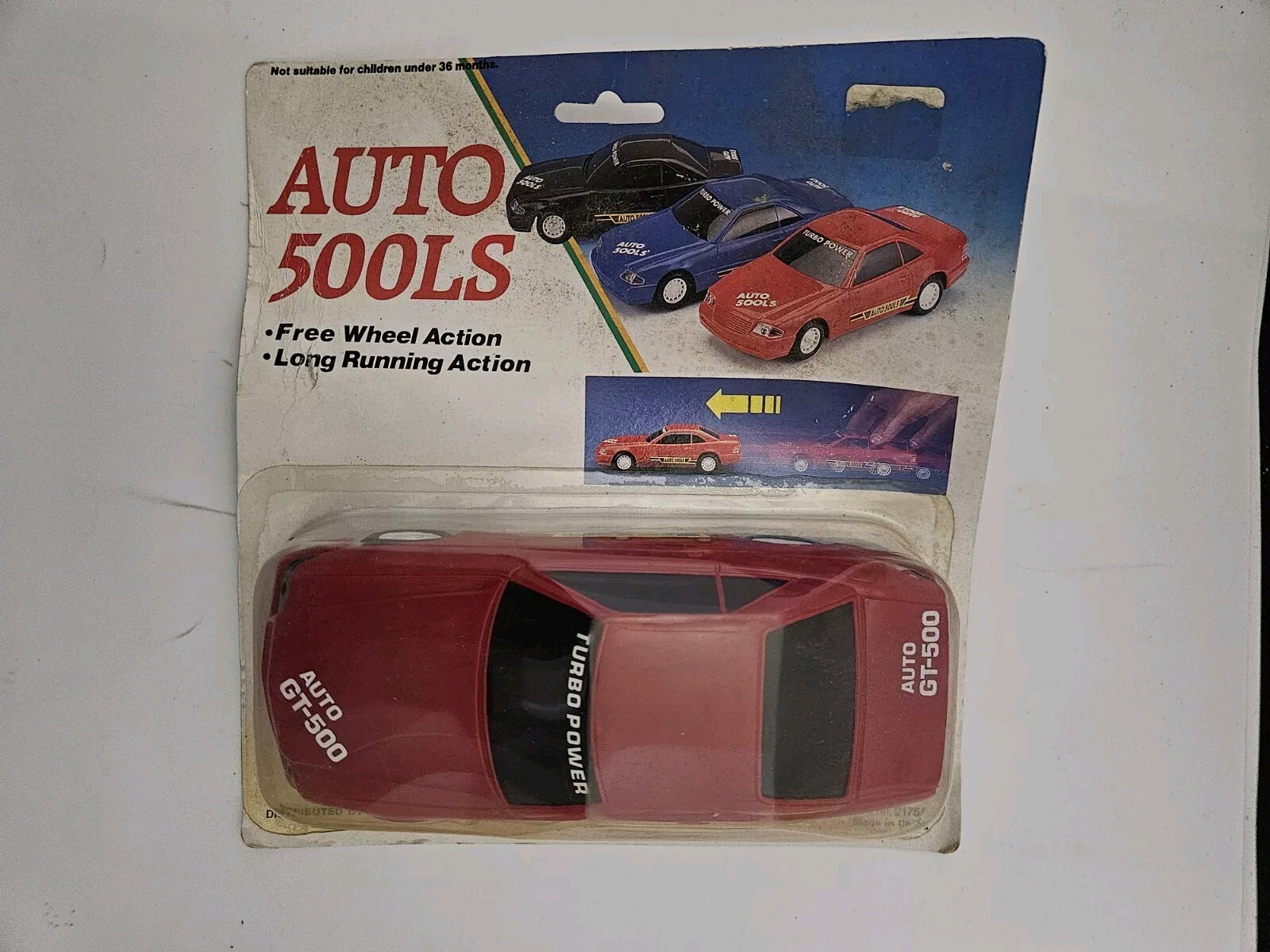 Vintage Auto 500LS Red Sealed Toy Car