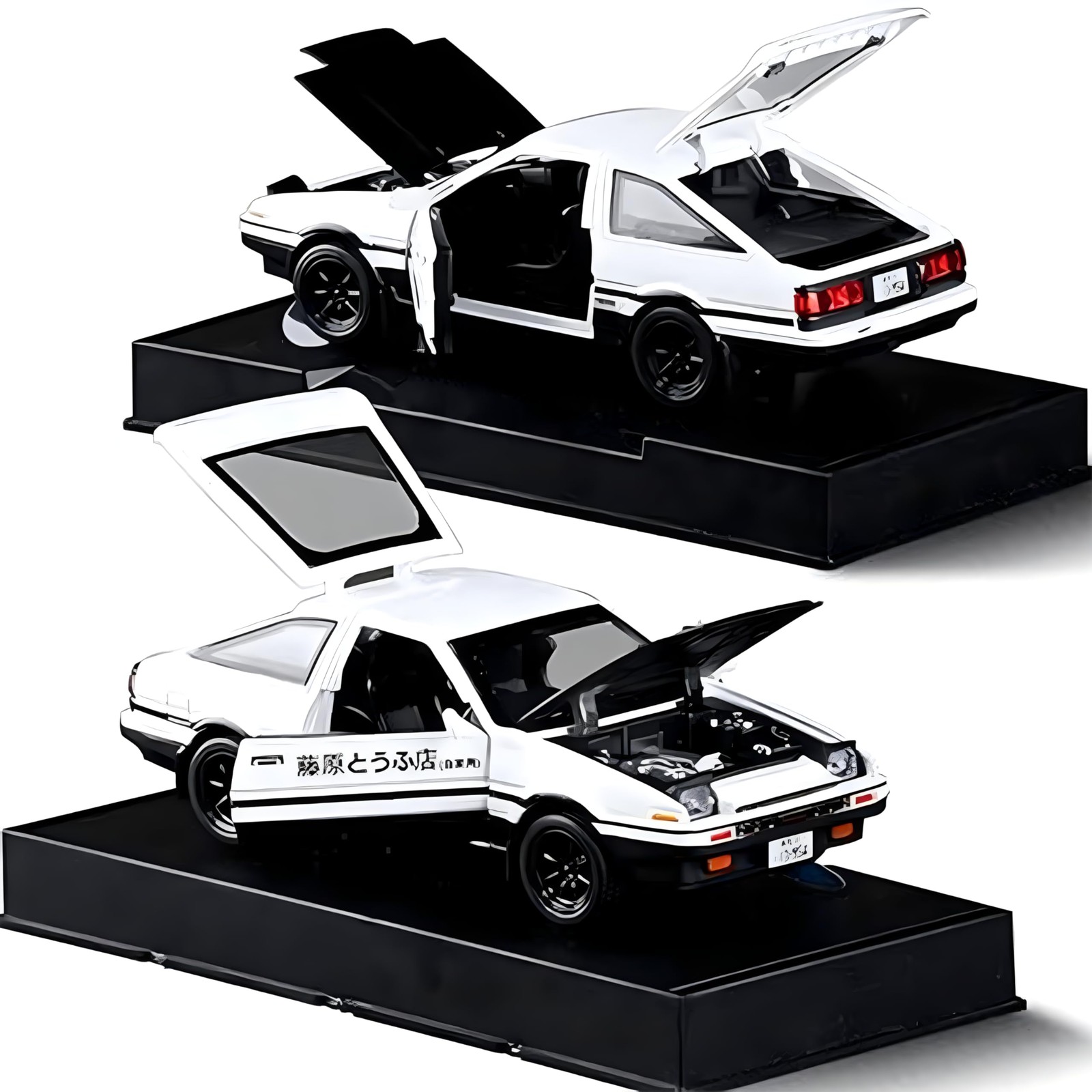Initial D Trueno AE86 Alloy Diecast Car Model, Sports Car Toys for and Adults…