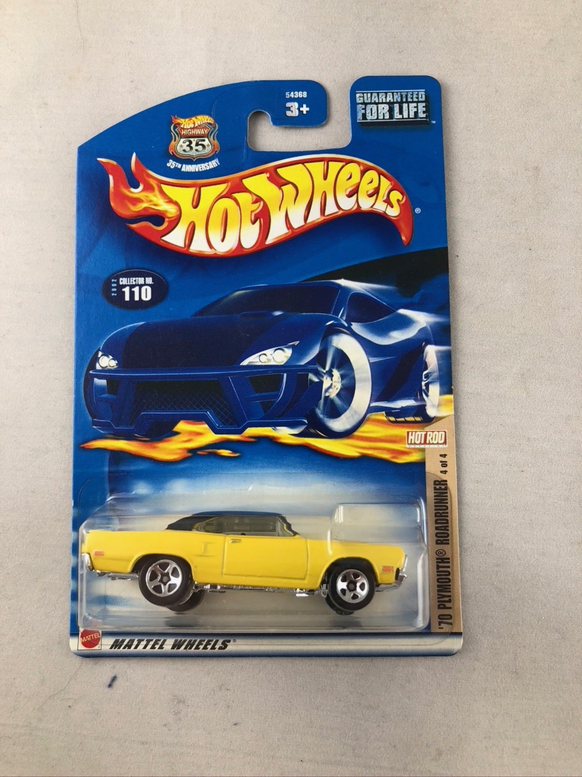Hot Wheels ’70 Plymouth Road Runner 2002 Hot Rod Magazine 4/4 110