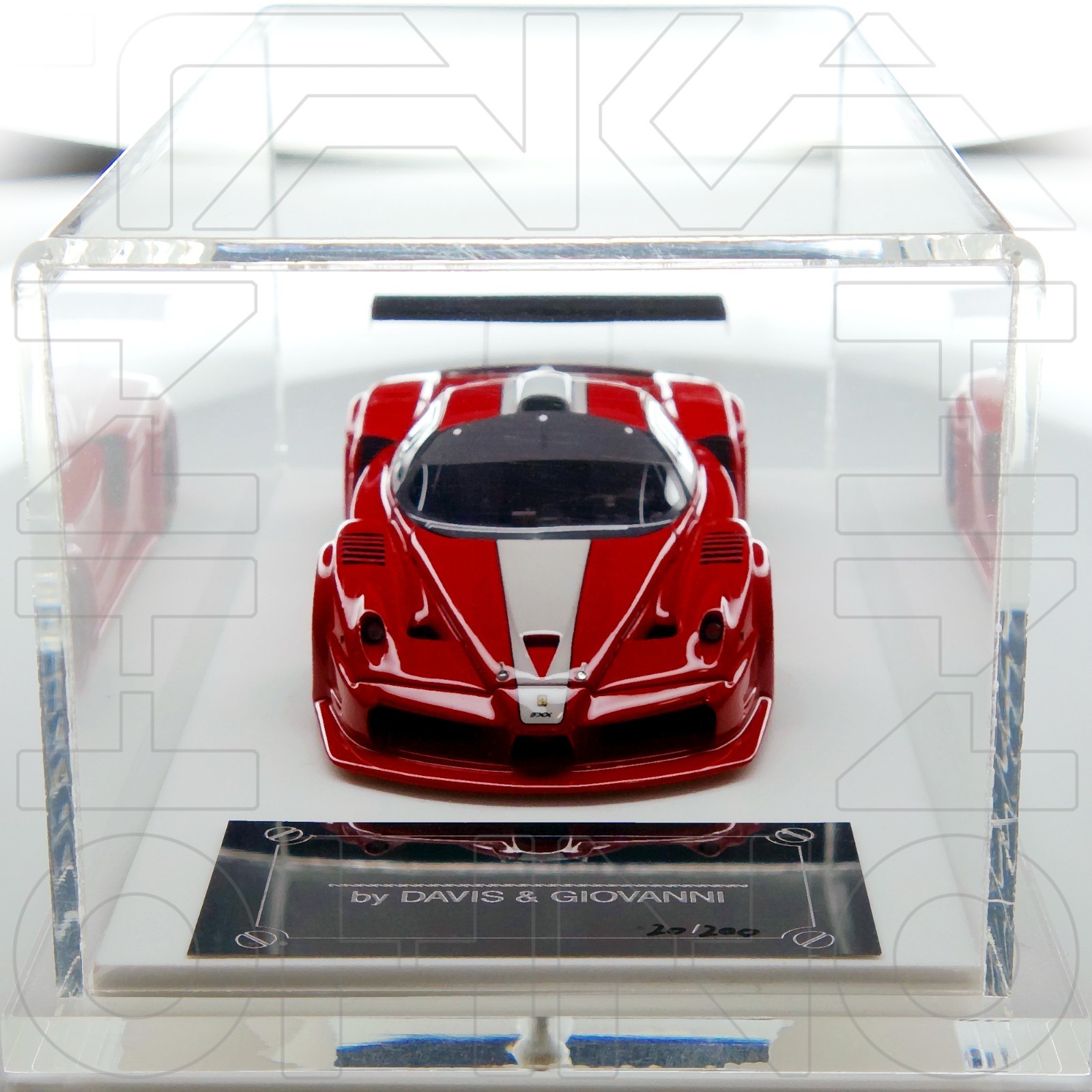Ferrari FXX GT Concept DAVIS & GIOVANNI 1:43 Rosso Corsa Red enzo limited 200pcs