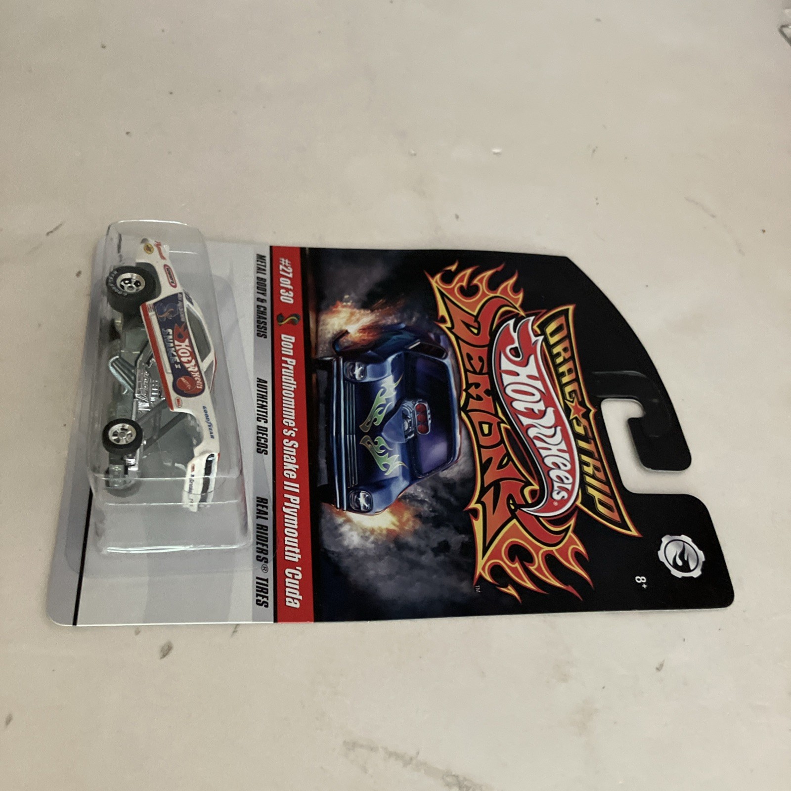 HOT WHEELS Drag Strip Demons Don Prudhomme’s Snake II Plymouth ‘Cuda 27/30