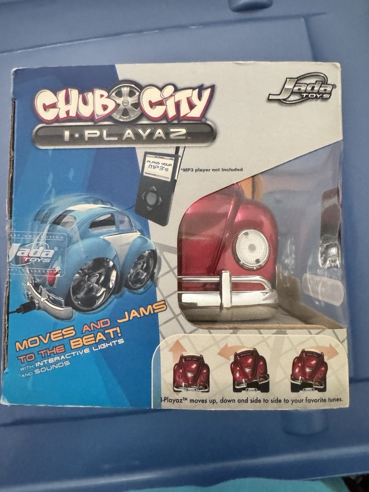 2006 Jada Toys Chub City I-Playaz Interactive Vehicle Red ’59 Volkswagen Beetle