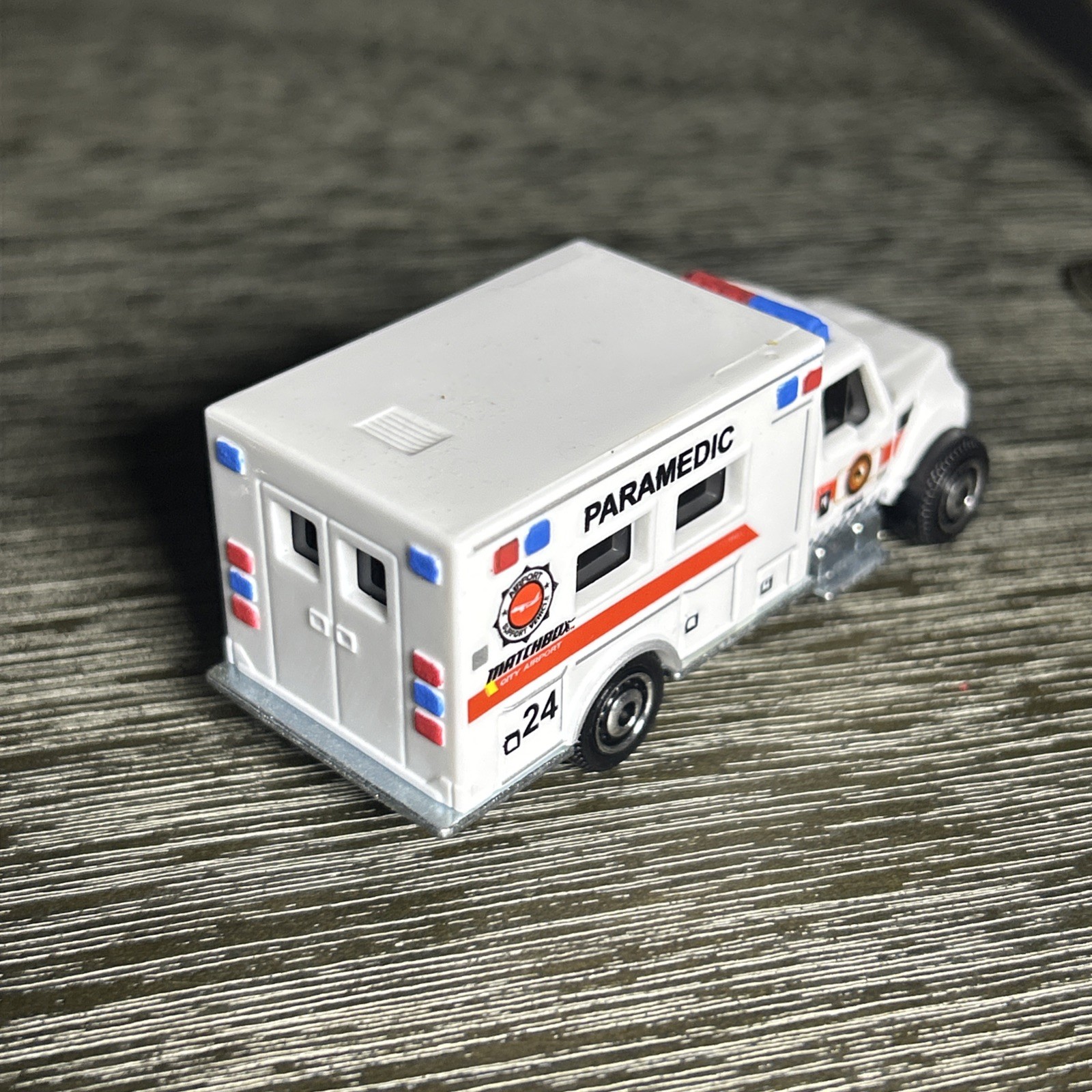 Custom Matchbox Emergency Vehicle Set Pierce Firetruck, Ford Police, Ambulance