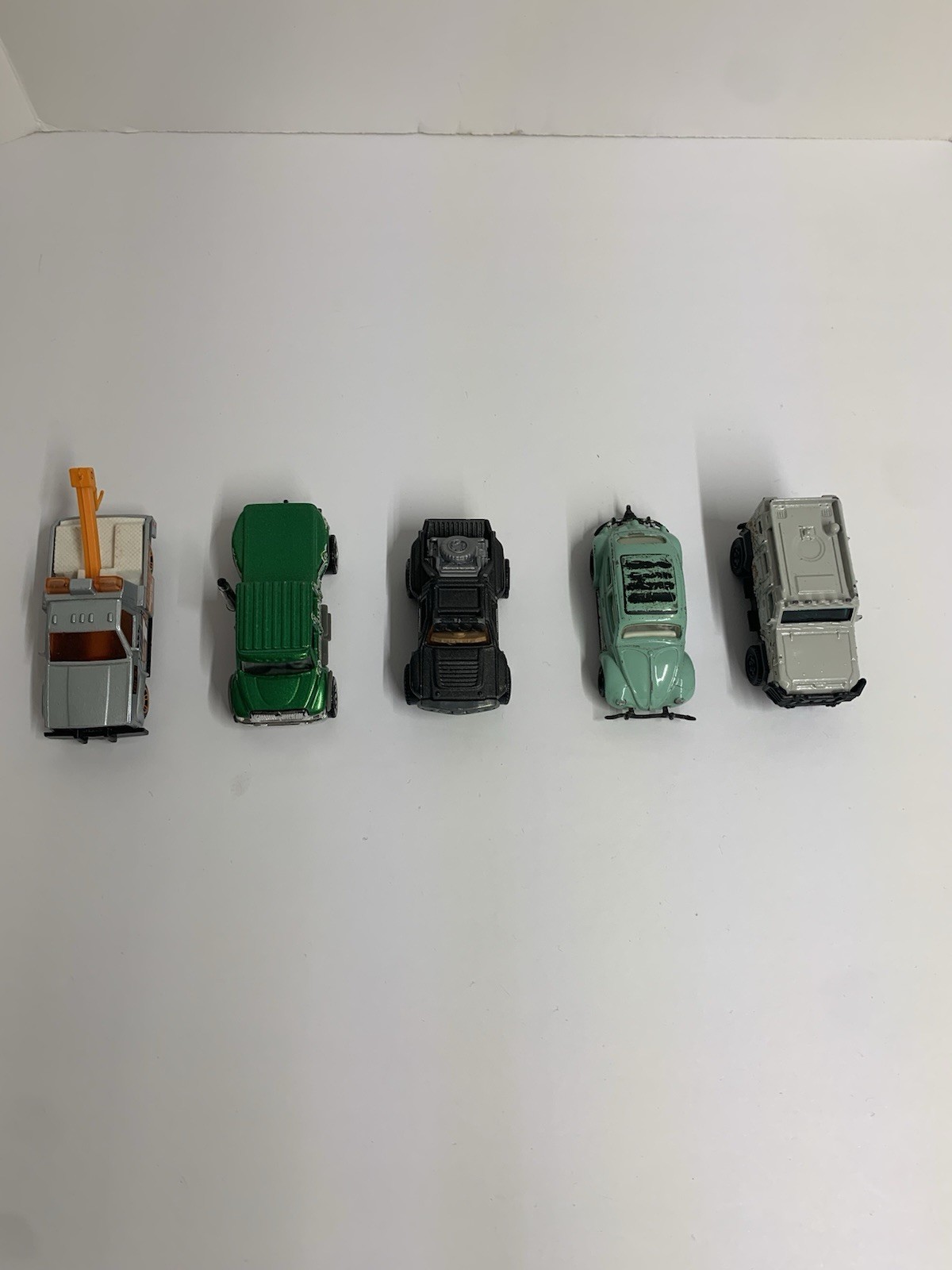 Lot Of 5 Toy Cars Matchbox Die-cast And Plastic Preowned Good Condition (26598)