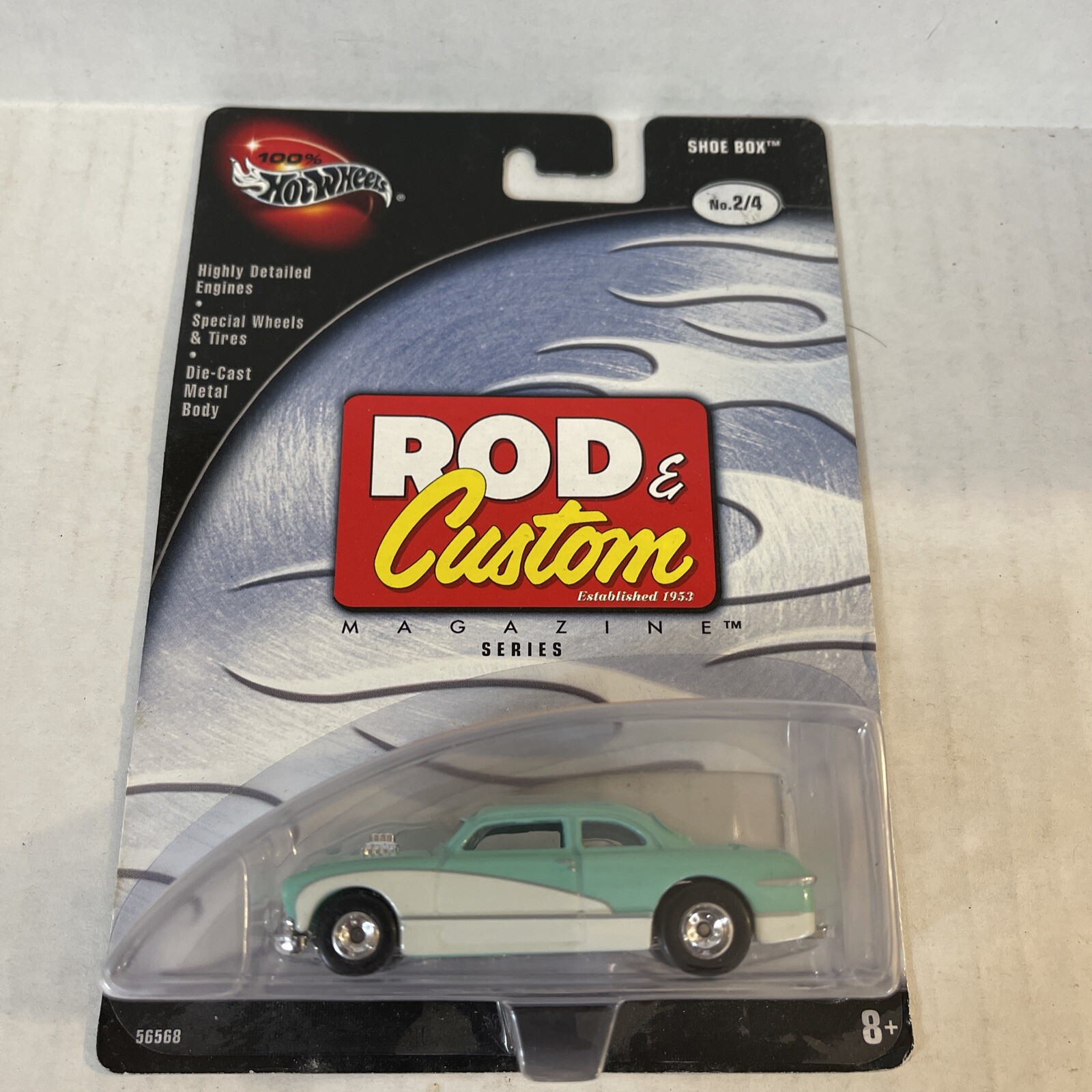 Hot Wheels Rod And Custom MAGAZINE SERIES SHOE BOX 2 OF 4