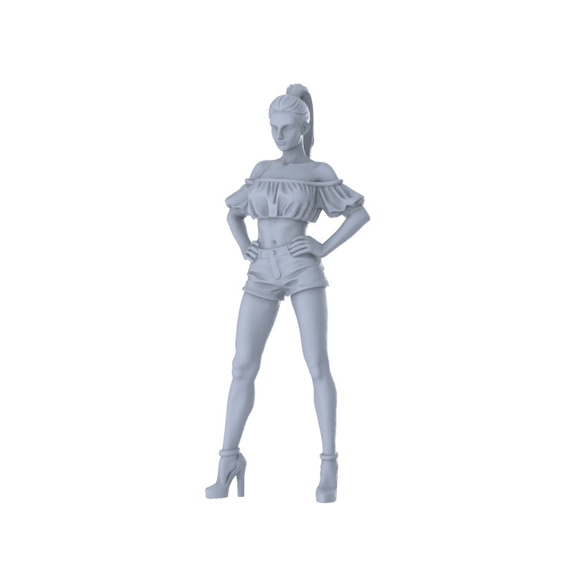 LYTR638 1/64/87/160 Modern Sexy Hot Girl Style Young Female Multi-Pose SixPerson