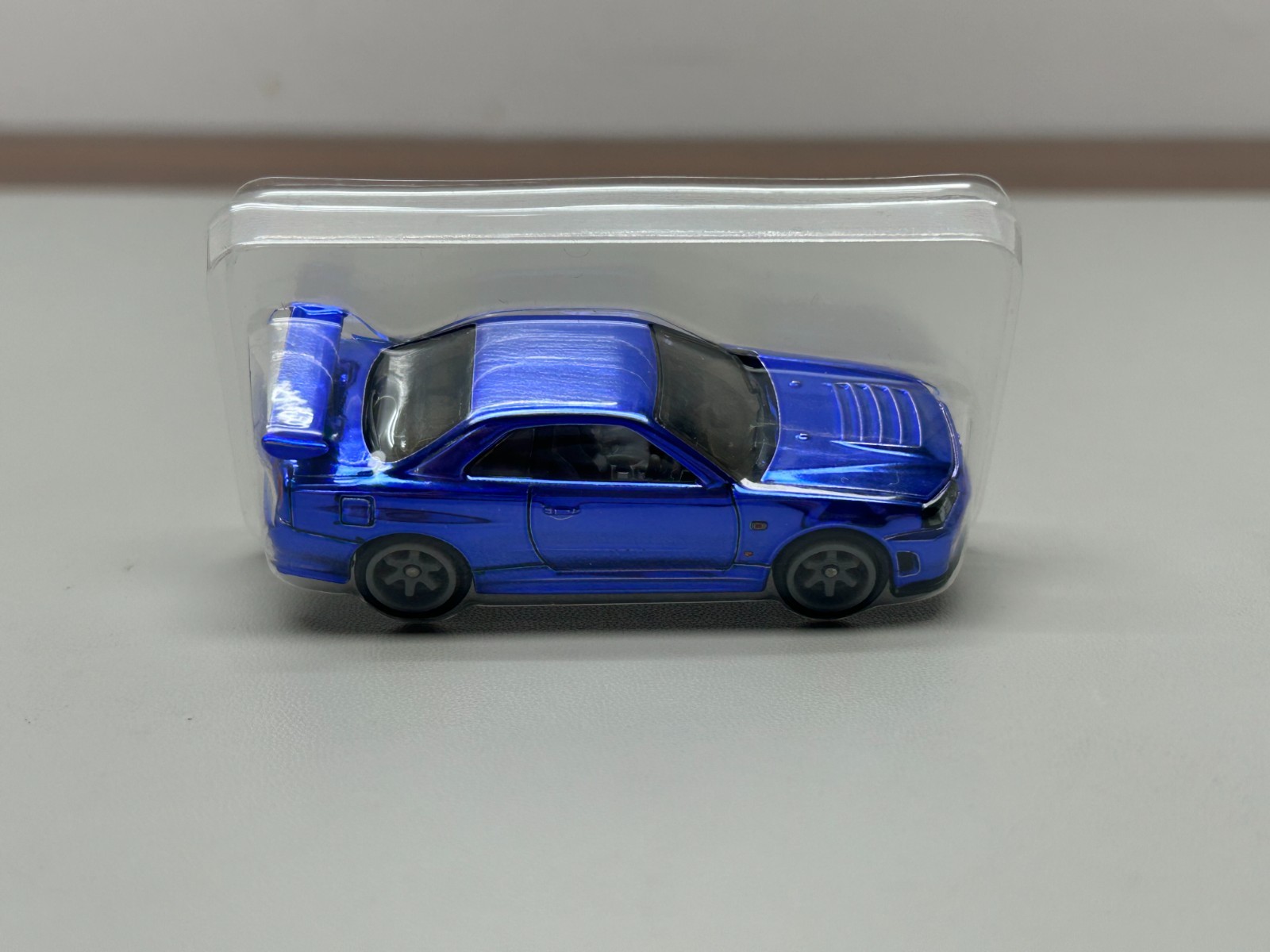 Hot Wheels 1/64 Nissan Skyline Blue GT-R R34 RLC Alloy Car Model