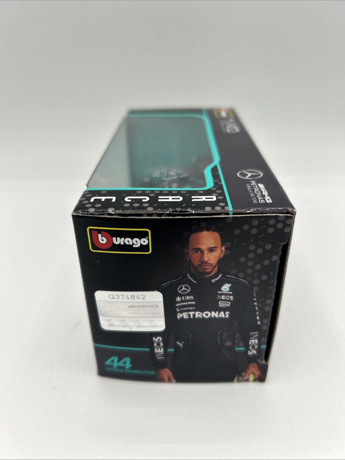 2024 George Russell/Lewis Hamilton Petronas Mercedes F1W15 Bburago Formula1 F1