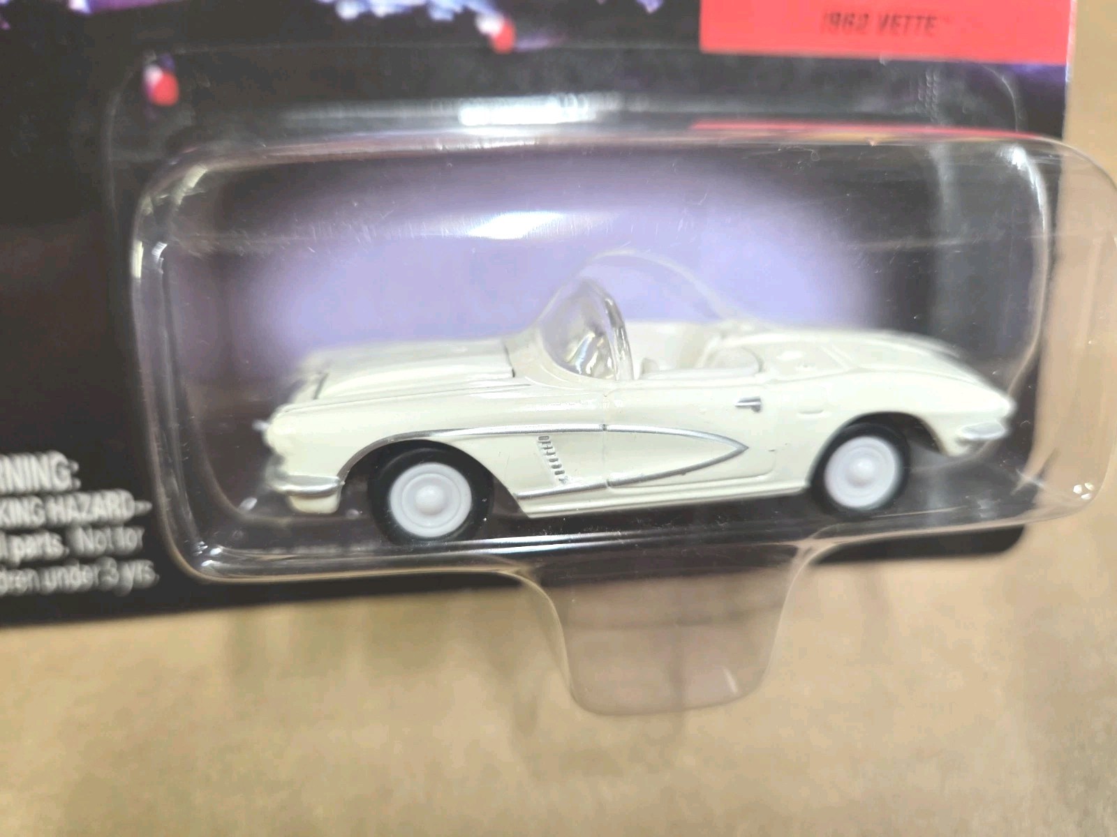 Rare Johnny Lightning American Graffiti WHITE LIGHTNING 1962 Vette. Chase. J-21