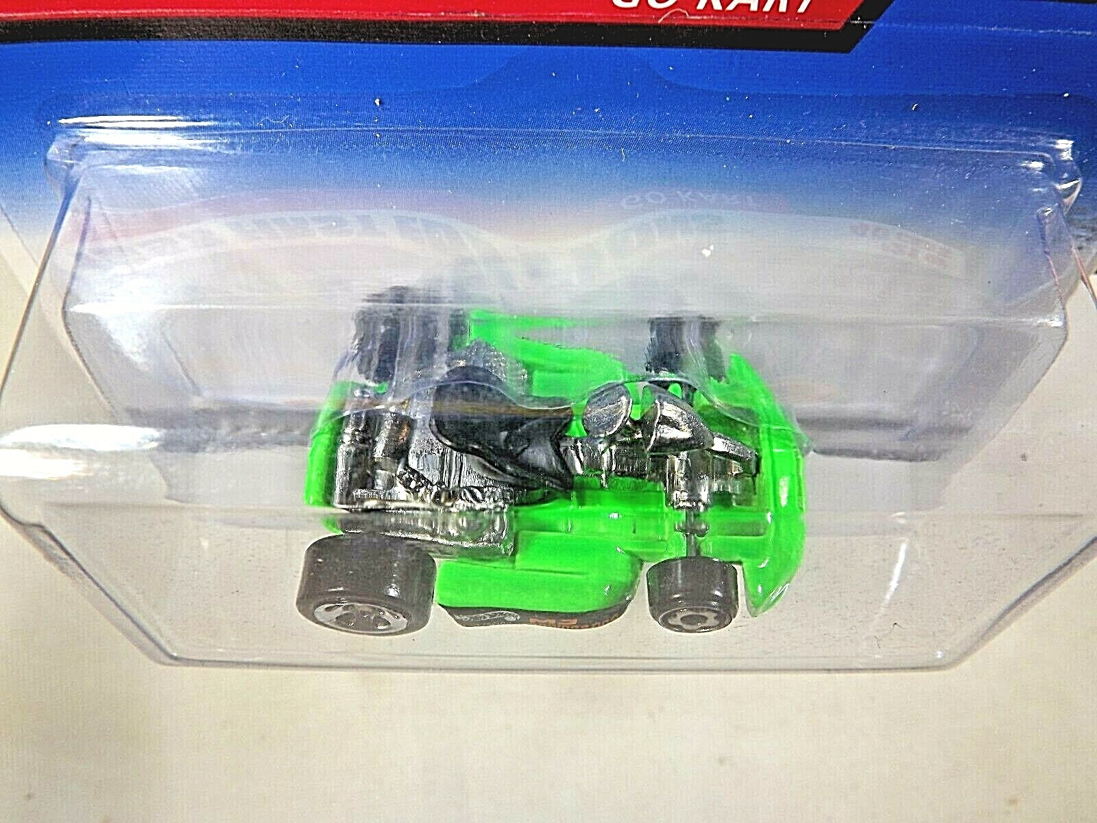 1998 Hot Wheels #651 First Editions 21/40 GO KART Green w/Chrome 5 Sp-Front MW