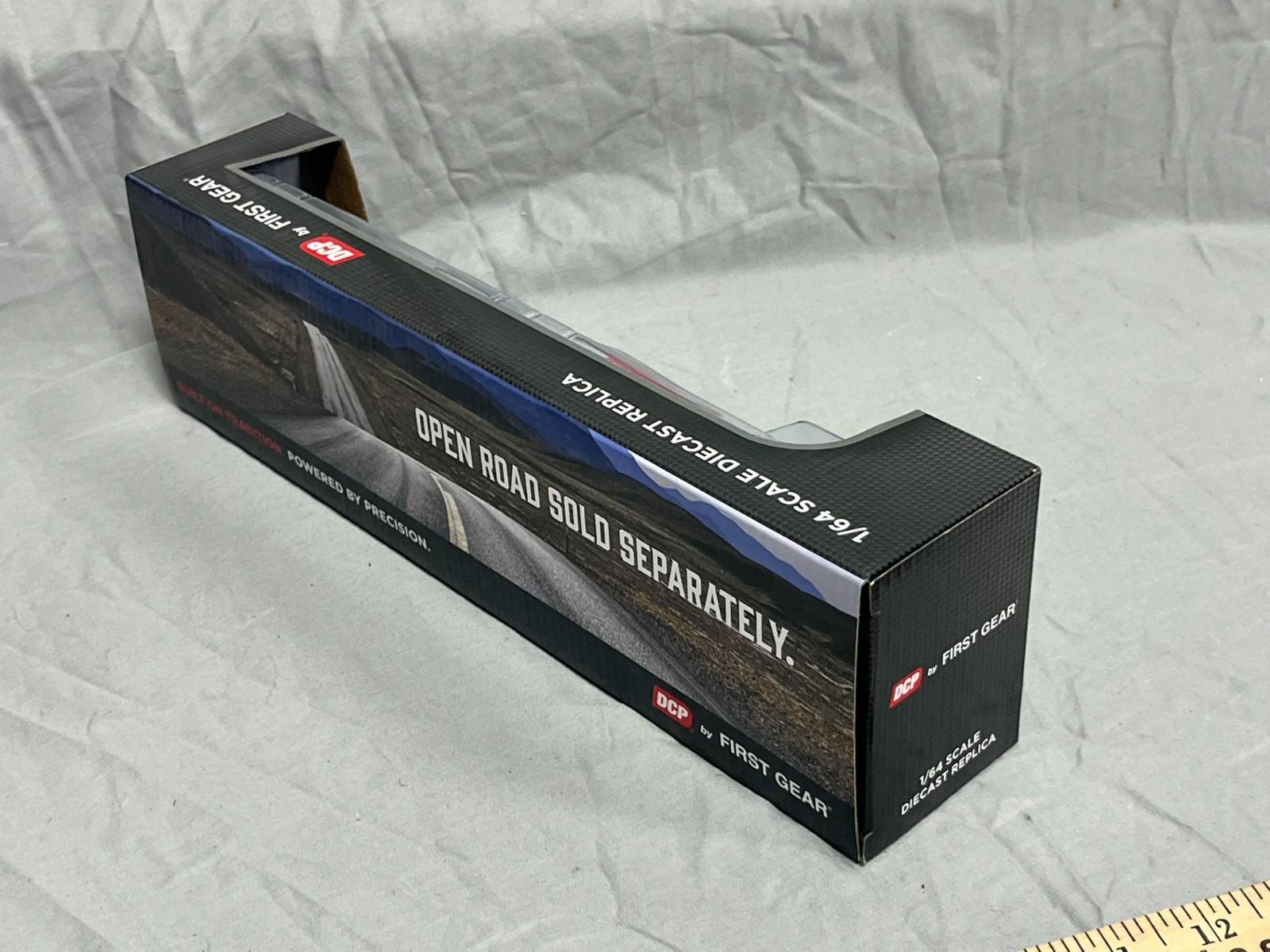 PETERBILT 352 COE Roger Low Boy w Coil LOAD NIB DCP 1:64 60-1308 Red AirFoil