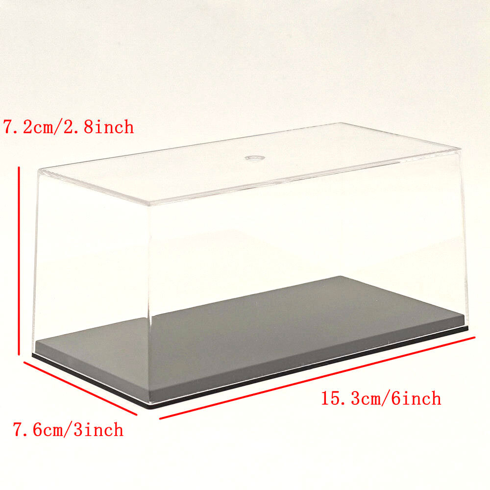 Acrylic Display Case Model Show Dustproof Transparent Storage Box Multiple Size