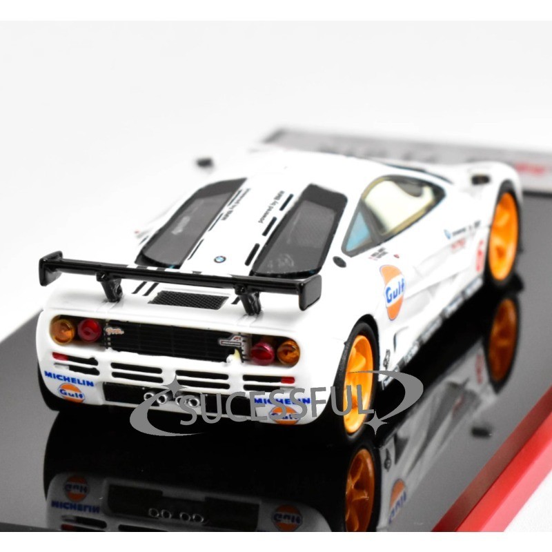 Scalemini 1:64 Gulf F1 GTR Supercar Resin Diecast Model,Racing Collectible Gift