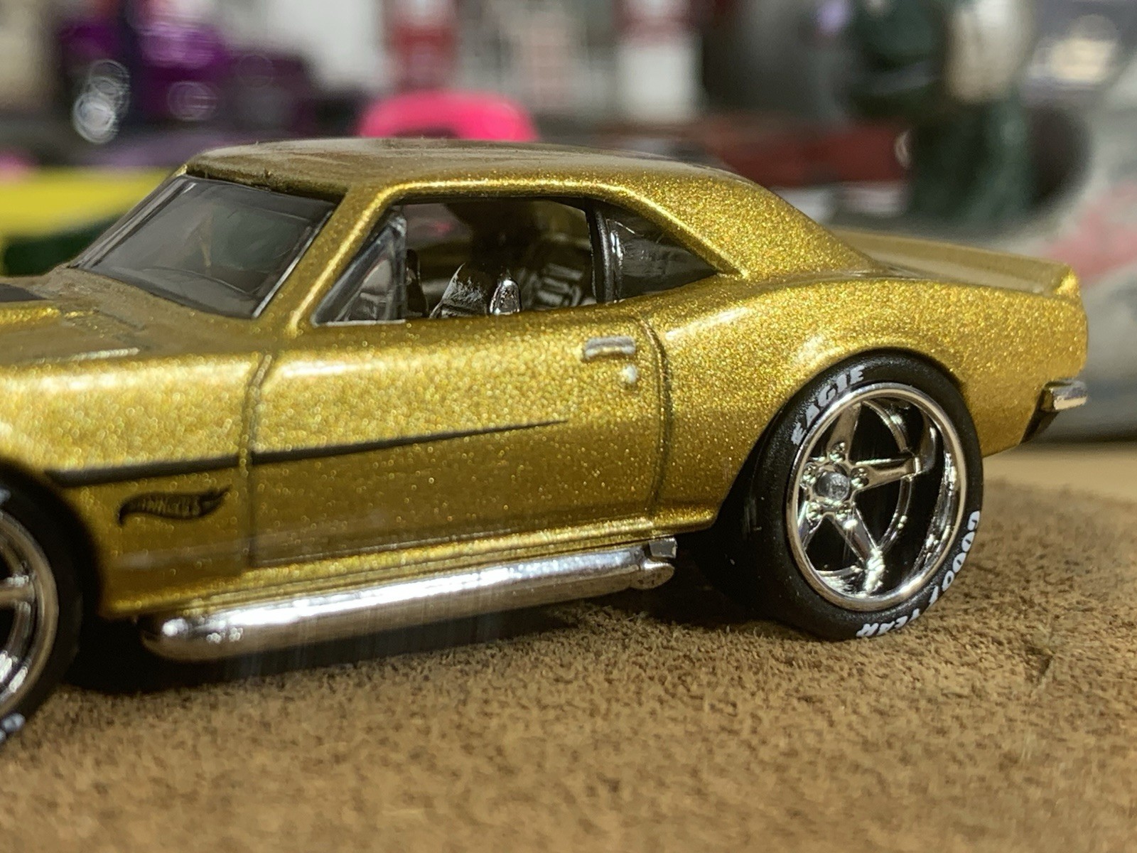 Hot Wheels ’67 Chevy Camaro Custom Wheel Swap Hot Rod Street Machine