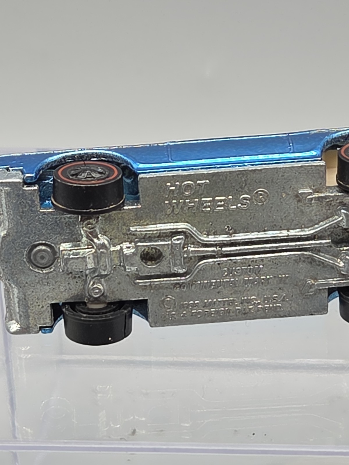 VTG Hot Wheels Redline 1968 Custom Continental Mark lll Blue USA