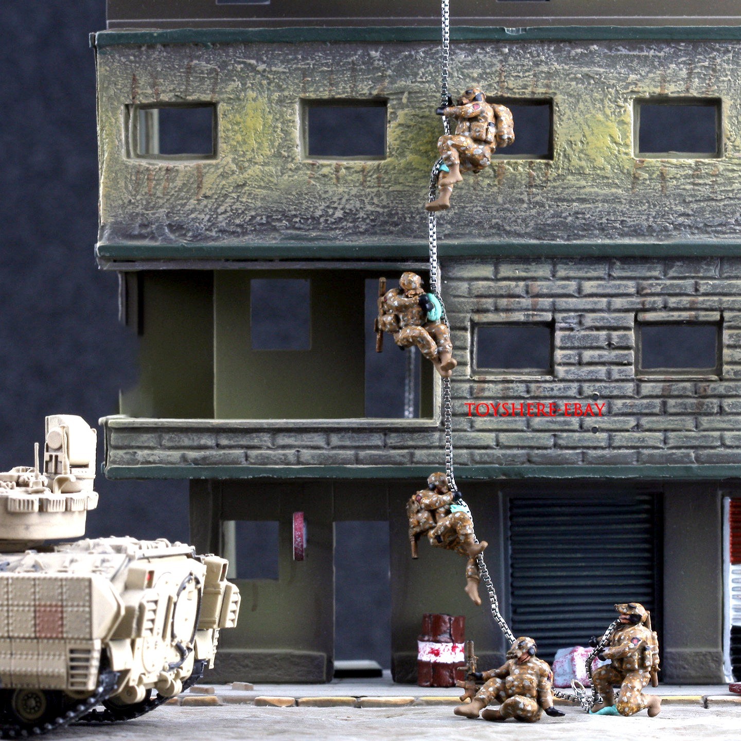 1/72 1/64 87 6pcs soldiers US Delta Force Helicopter Air Assault Mini Figures