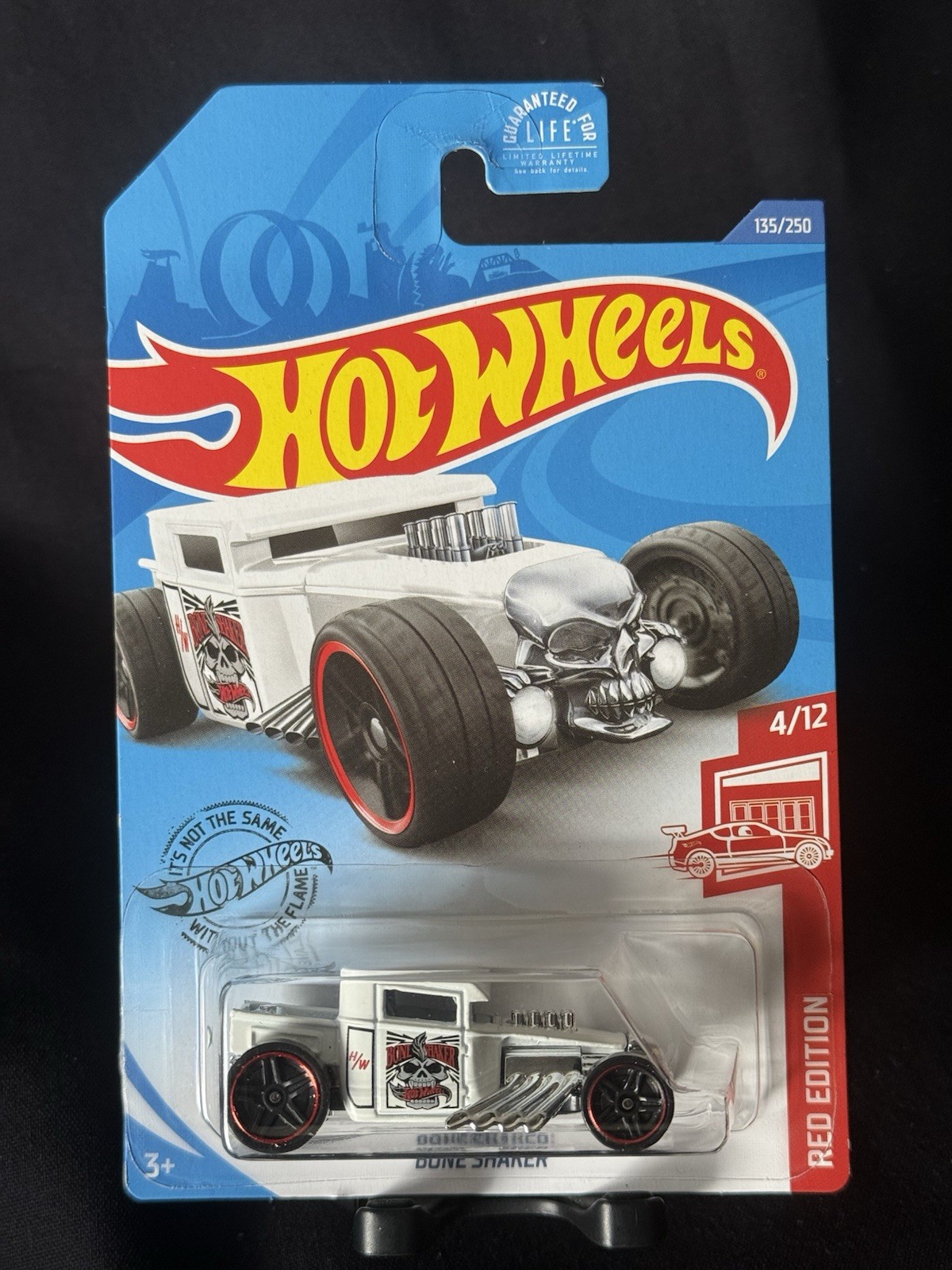 HOT WHEELS Red Edition Bone Shaker TARGET EXCLUSIVE With Protector