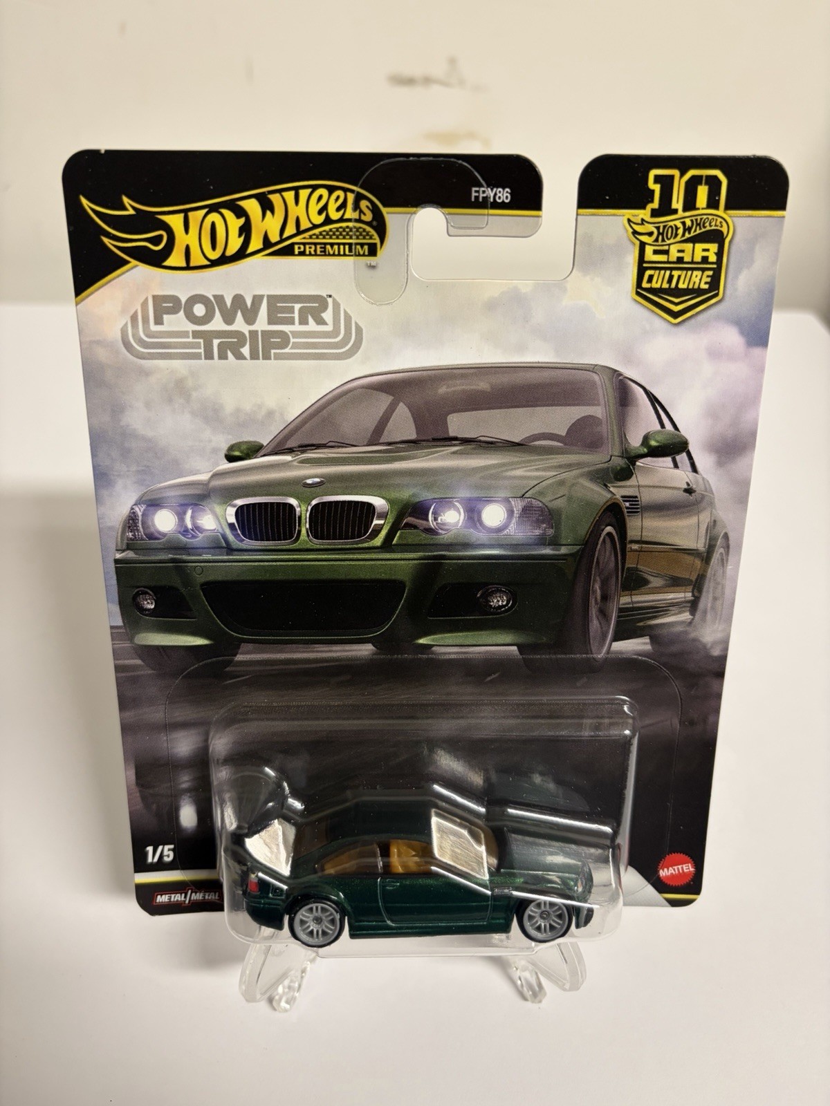 2026 Hot Wheels Premium Car Culture Power Trip Set of 6 with 0/5 Gold BMW Chase