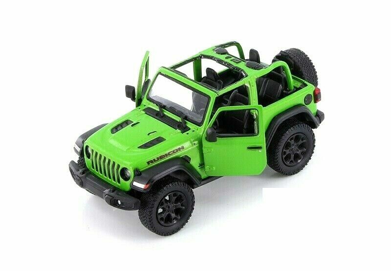 Jeep Wrangler Rubicon 4×4, Kinsmart, 6 colors, Diecast Toy Car, 5”, 1:34 scale