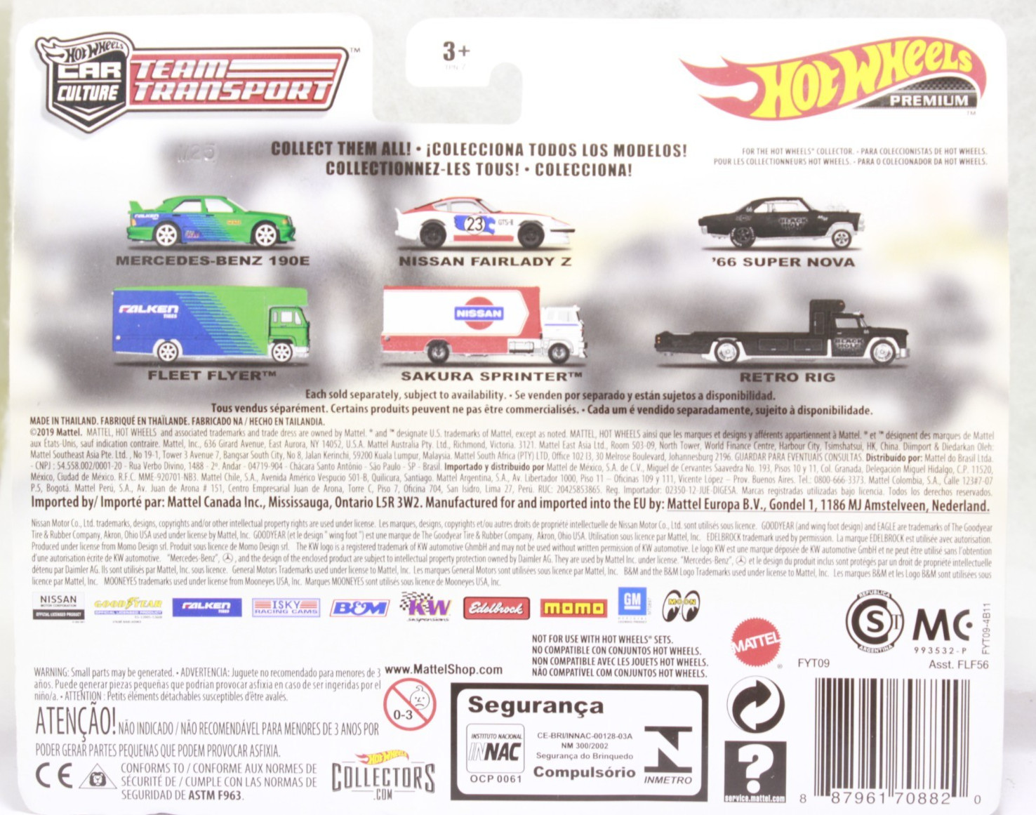 Hot Wheels Premium Car Culture Team Transport ’66 Super Nova & Retro Rig #7