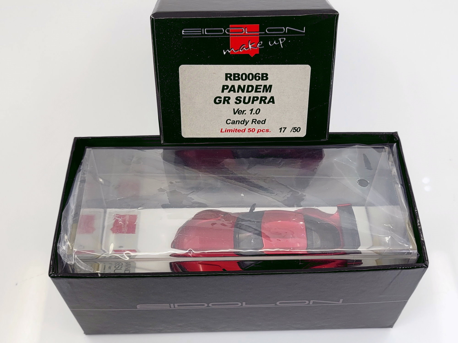 Make Up Eidolon 1:43 Pandem Toyota GR Supra(A90) Ver. 1.0 Candy Red(RB006B)LE 50