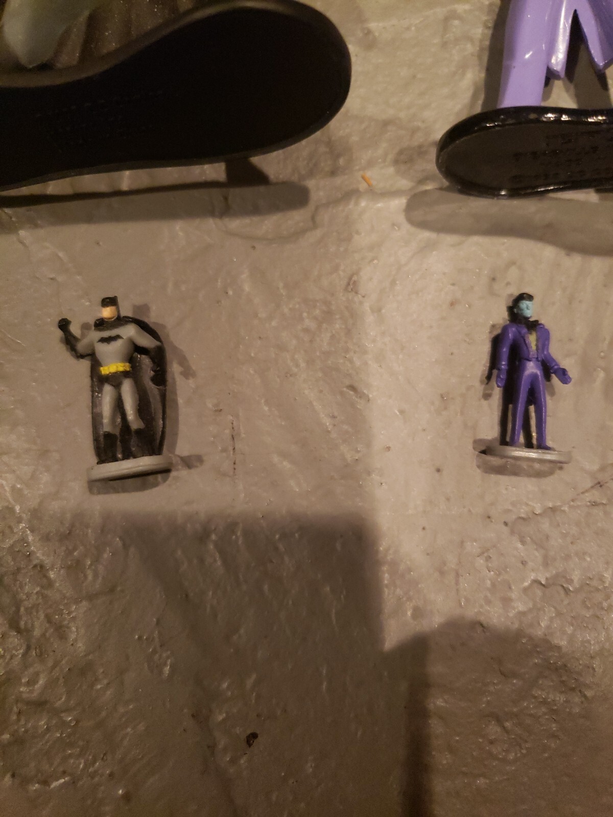 Vintage Batman, 8 Die Cast Vehicles, 4 Plastic, 5 Die-cast and plastic figs